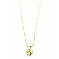 Kalp Kolye - 60 cm - Altın