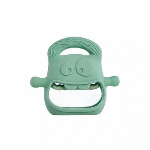 Koyu Yeşil Bebek Silikon Diş Kaşıyıcı