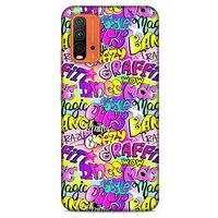 Lopard Xiaomi Redmi Note 9 4g Uyumlu Kılıf Graffitix (11) Tam Koruma