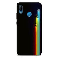 Retro (29) Desen Arka Koruma Kılıfı Renkli Huawei P20 Lite Kılıf