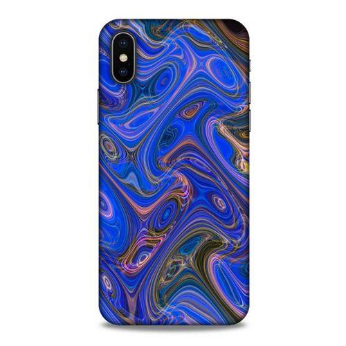 Apple Iphone X Uyumlu Kılıf Mavi Delisi (5) Koruma Kabı Mermer