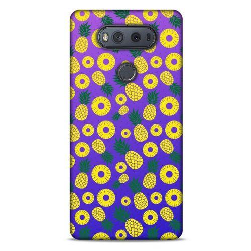 Frutix Ananas 04 LG K61 Kılıf Desenli Silikon