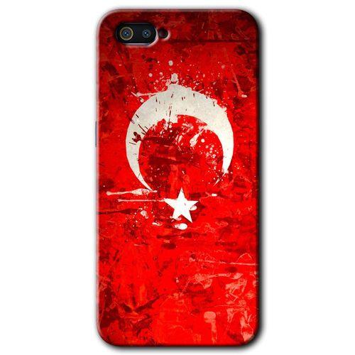 Realme C2 Kılıf HD Desen Baskılı Arka Kapak - Albayrak 2 + Kırılmaz Cam