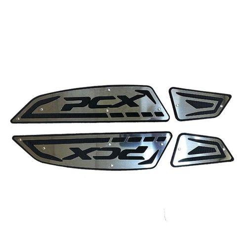HONDA Honda Pcx 2025 Uyumlu Kauçuk + Krom Ayak Basamak