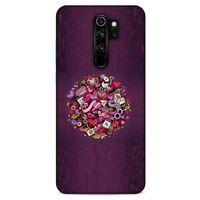 Xiaomi Redmi Note 8 Pro Kılıf Hediyelik Seri Sevgililer Günü (36) 14 Şubat Glitter Kılıf