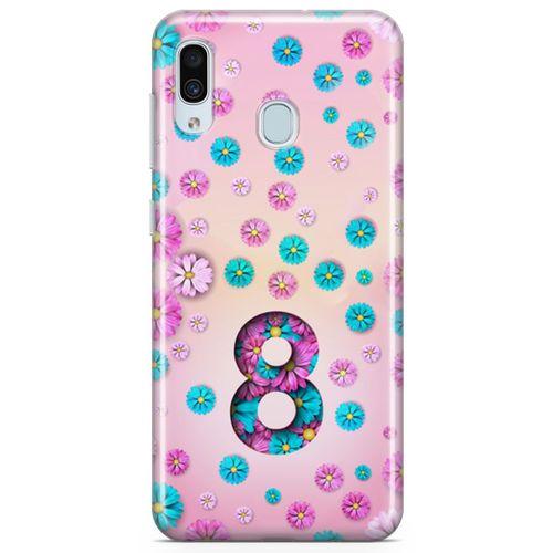 Samsung Galaxy A30 Kılıf Kadınlar Günü Arka Kapak Koruma Desenli Full Koruyucu