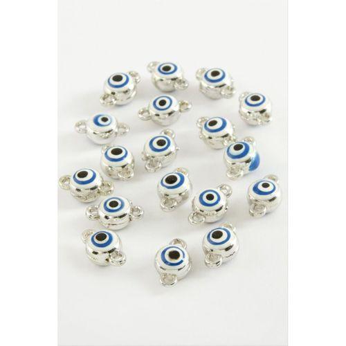 Nazar Çift Kulplu Mineli Bileklik ve Kolye Ucu Aparatı 1 Adet