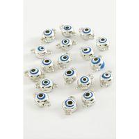 Nazar Çift Kulplu Mineli Bileklik ve Kolye Ucu Aparatı 1 Adet