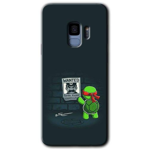 Galaxy S9 Kılıf HD Desen Baskılı Arka Kapak - Kaplumbağa Avcısı + Kırılmaz Cam