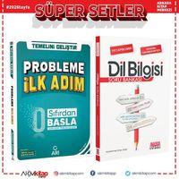 Arı Yayınları 0 Sıfırdan Başla Probleme İlk Adım ve AKM Dil Bilgisi Soru Bankası Seti 2 Kitap