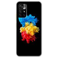 Poco M4 Pro 5G Kılıf HD Desen Baskılı Arka Kapak - Black 1 + Kırılmaz Cam