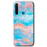 Xiaomi Redmi Note 8 Kılıf Baskılı Kapak - Bubbles 1 + 5D Tam Kaplayan Cam