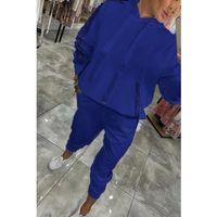 Kadın Uzun Kollu Kapşonlu Pulpayet Detay Viskon Iki Iplik Bluz Ve Pantolon Ikili Takım