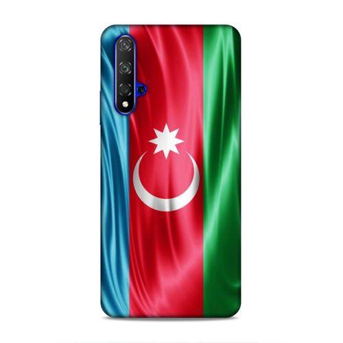 Huawei P Smart S 2020 Uyumlu Kılıf Azarbaijan (36) Glitter Kılıf Tam Bayrak