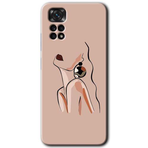 Potkal Hediye Fabrikası Xiaomi Redmi Note 11 Pro 5G Kılıf HD Desen Baskılı Arka Kapak - Mat Çiçek