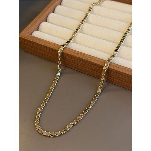 Arpa Zincir Kolye - 70cm - Altın