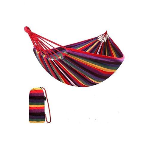 Çift Kişilik Xl 260x150cm Kolay Kurulabilir Kanvas Hamak Çantalı