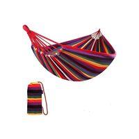 Çift Kişilik Xl 260x150cm Kolay Kurulabilir Kanvas Hamak Çantalı