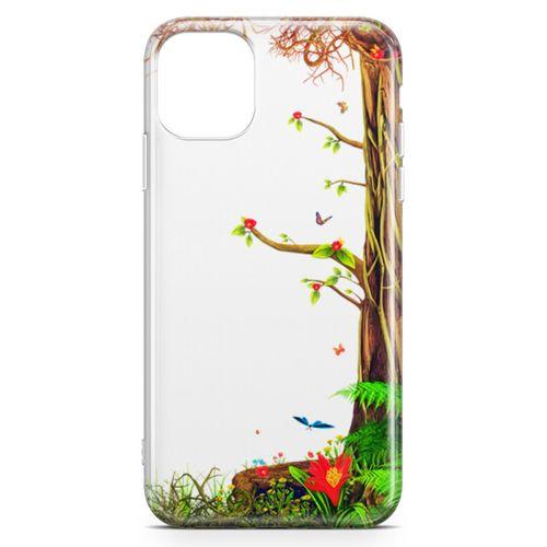 Apple iPhone 11 Kılıf Paranormal Bahar Arka Kapak Koruma Desenli Full Koruyucu