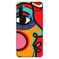 Lopard Xiaomi Redmi Note 8 Uyumlu Kılıf Soyut Sanat (9) Baskılı Kılıf