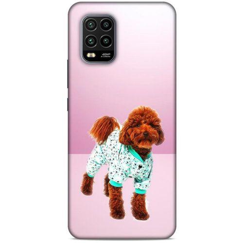 Xiaomi Mi 10 Lite Kılıf Köpek Kıyafetleri (33) Hybrid Kılıf Poodle Pijama