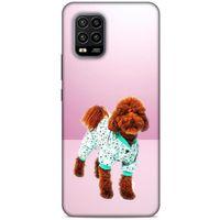 Xiaomi Mi 10 Lite Kılıf Köpek Kıyafetleri (33) Hybrid Kılıf Poodle Pijama