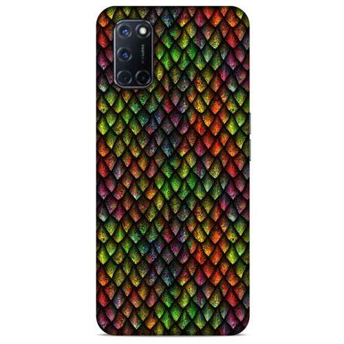 Oppo A92 Kılıf Dragons (6) Silikon Kılıf Ejderha Skin Çok Renkli