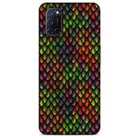 Oppo A92 Kılıf Dragons (6) Silikon Kılıf Ejderha Skin Çok Renkli