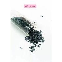 Uzun Boru Kesme Boncuk Çap 2mm Uzunluk 10 mm - 60 Gram - Koyu Yeşil - BNC266