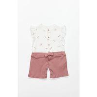 Bistyle Tulum Şort Müslin Starfish Wishes 15142 Pembe