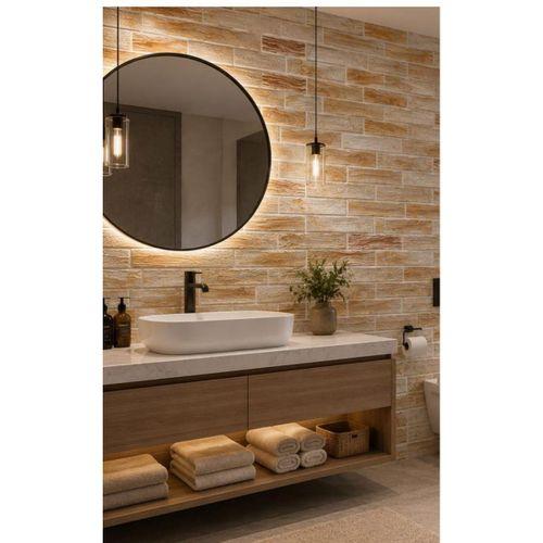 Kendinden Yapışkanlı Düz Tuğla Desenli 3D Gri 68cmx68cm Salon Ev Köpük Duvar Paneli Kağıdı NW197