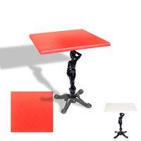 Dockers Çipa 1003 Döküm Ayak Kare Masa 60X60 cm - (Werzalit, Wermodin ve Allzalit Tabla) - Kırmızı