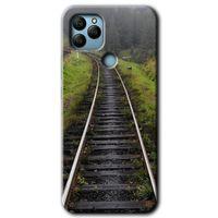 General Mobile GM 21 Kılıf HD Desen Baskılı Arka Kapak - Tren Yolu