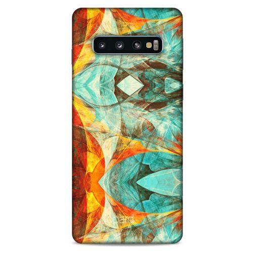 Samsung Galaxy S10 Kılıf Pastel Renkler (11) Tam Koruma Su Yeşili