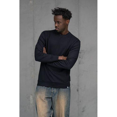 FBI Slimfit Modal Kumaş Baharlık Sıfır Yaka Likralı Sweatshirt