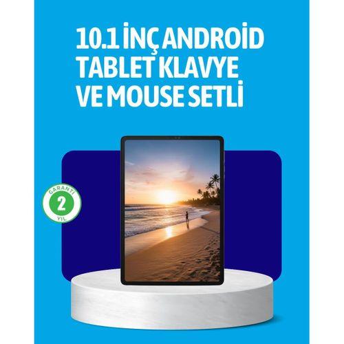 Android 15 Tablet Klavyeli Mouse’lu Profesyonel Set