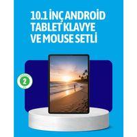 Android 15 Tablet Klavyeli Mouse’lu Profesyonel Set