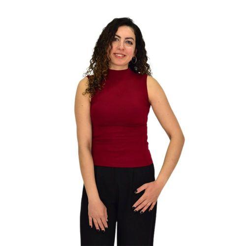 Kadın Düz Renk Vücuda Oturan Askılı Tişört BGL-ST04297