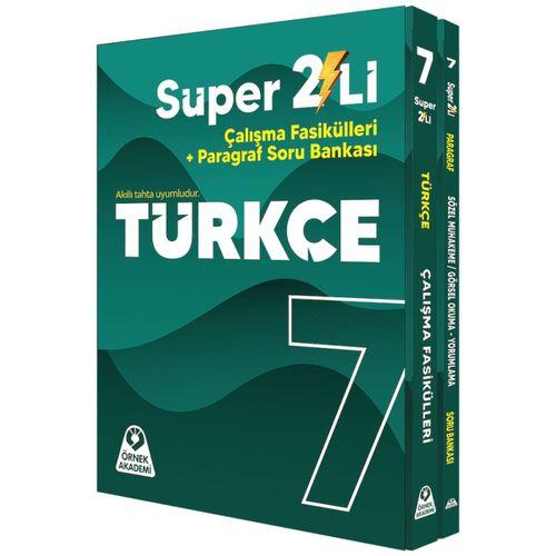 7. Sınıf Süper İkili Türkçe Seti Örnek Akademi