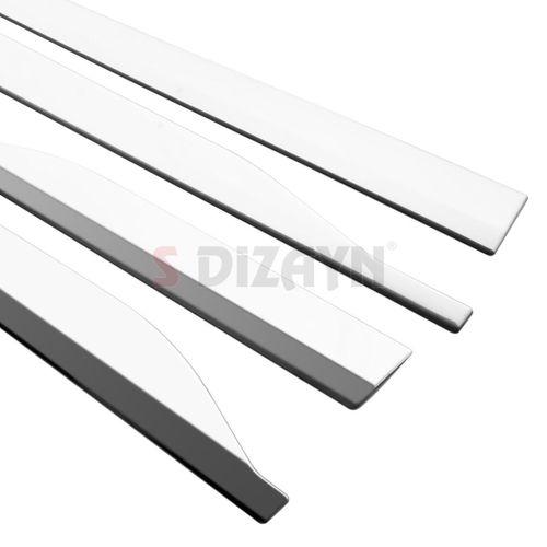 S-Dizayn Ford Courier Krom Yan Kapı Çıtası 4 Prç. 2023 Üzeri A+ Kalite