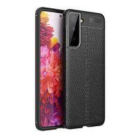 Samsung Galaxy S21 Plus Kılıf Koruyucu Esnek TPU Silikon Siyah hns