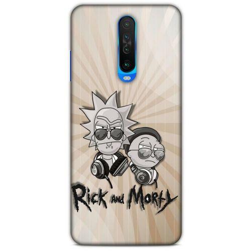 Xiaomi Redmi K30 Uyumlu Kılıf Rick And Morty (16) Kalın Kılıf Jessica