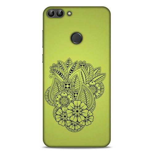 Lopard Huawei Psmart Uyumlu Kılıf Tattoo's (40) Fit Silikon Kılıf Çiçek Dövmesi