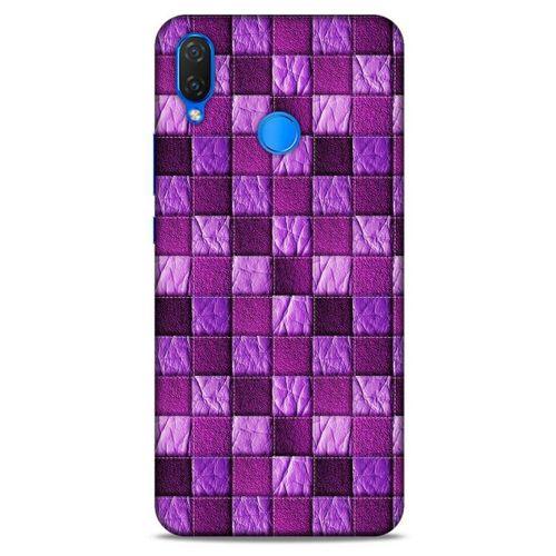 Huawei Psmart 2019 Kılıf Patchwork (5) Koruma Kabı Fuşya
