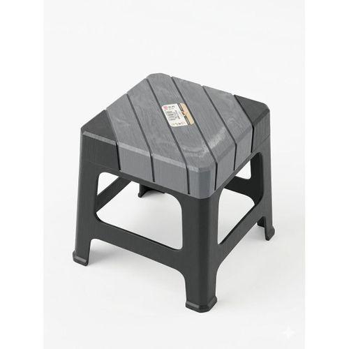 Mandella Sağlam Plastik Dolce Orta Tabure Antrasit