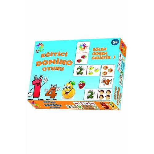 Laço Puzzle Lc015 Eğlen Öğren Eğitici Domino Oyunu Gülen Meyveler