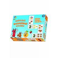 Laço Puzzle Lc015 Eğlen Öğren Eğitici Domino Oyunu Gülen Meyveler