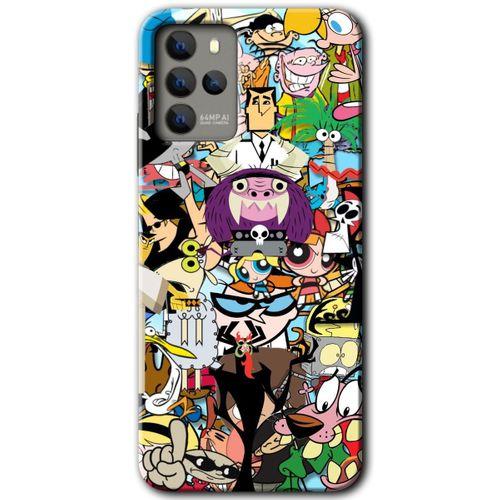 Omix X700 Kılıf HD Desen Baskılı Arka Kapak - Süper Çizgi Kahramanlar