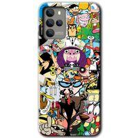 Omix X700 Kılıf HD Desen Baskılı Arka Kapak - Süper Çizgi Kahramanlar