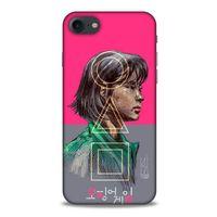 Apple Iphone 8 Uyumlu Kılıf Squid Game (11) Tam Koruma Min-Kyung